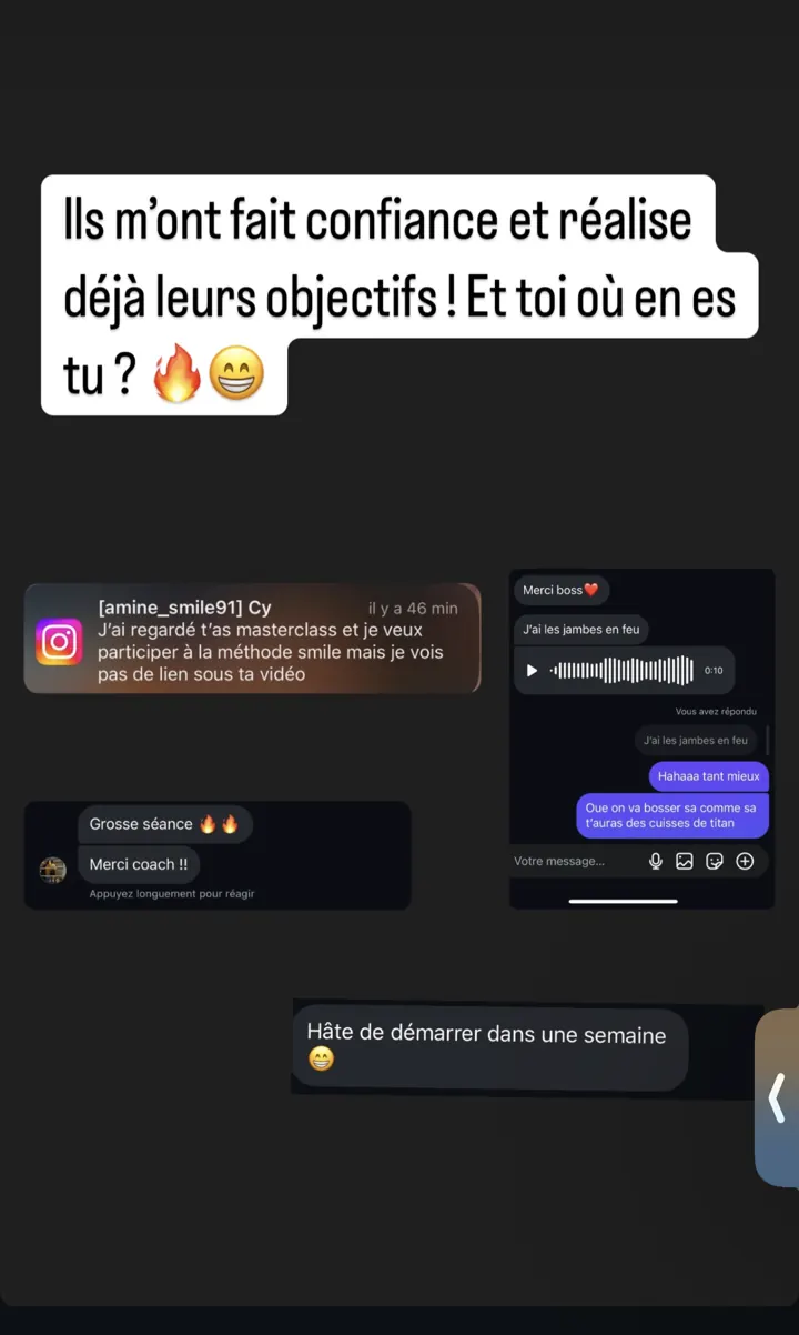 Story : ils m'ont fait confiance et ont déjà atteint leurs objectifs
