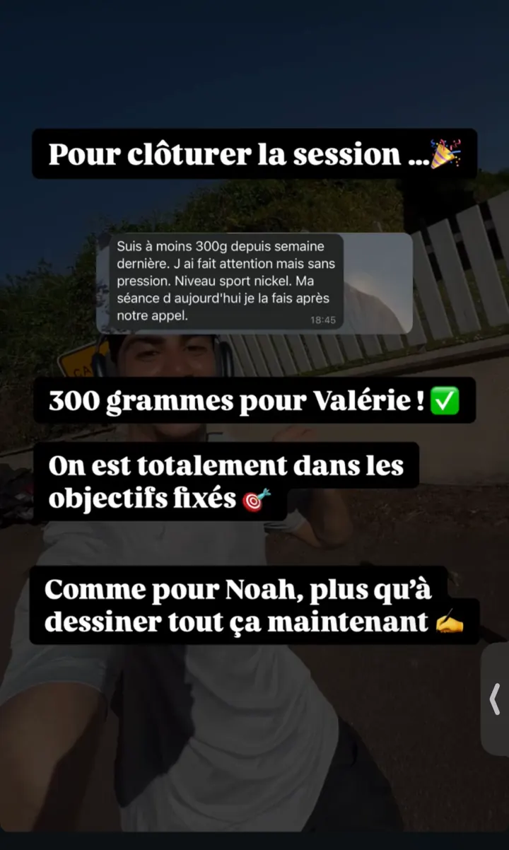 Story : 300 grammes de plus pour Valérie